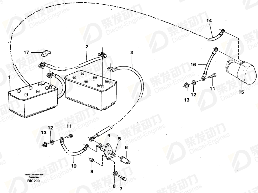 VOLVO Terminal casing 11004677 Drawing