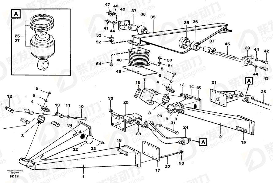 VOLVO Bracket 11050735 Drawing