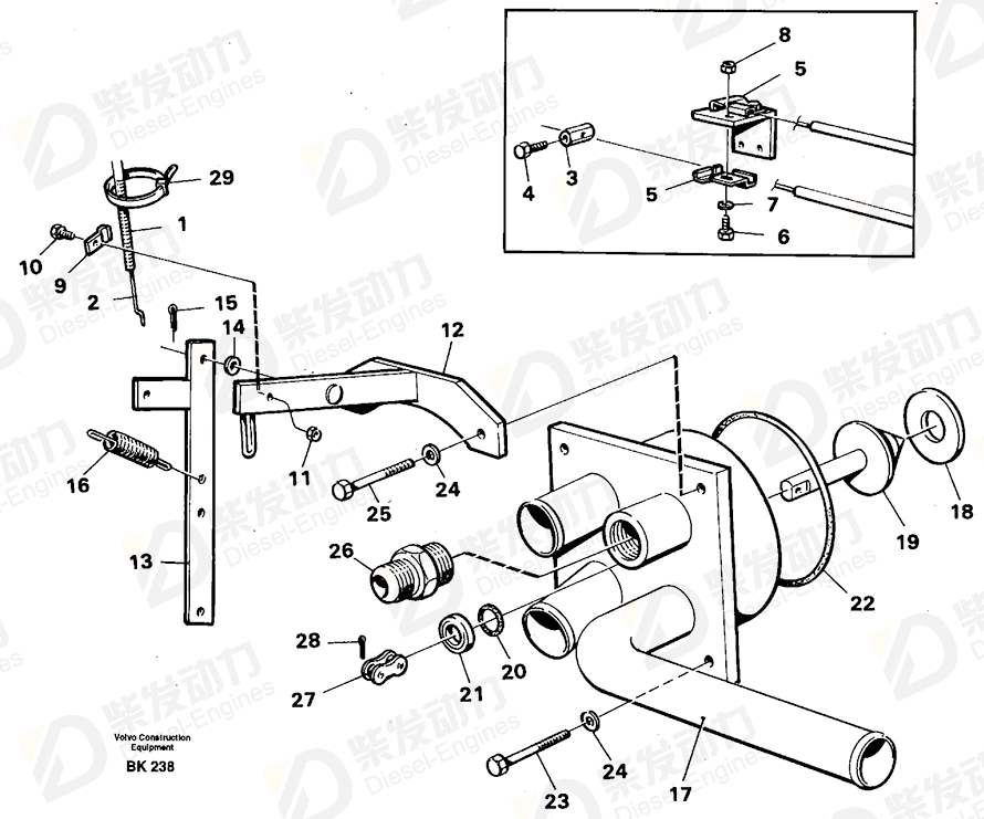 VOLVO Coil 190585 Drawing