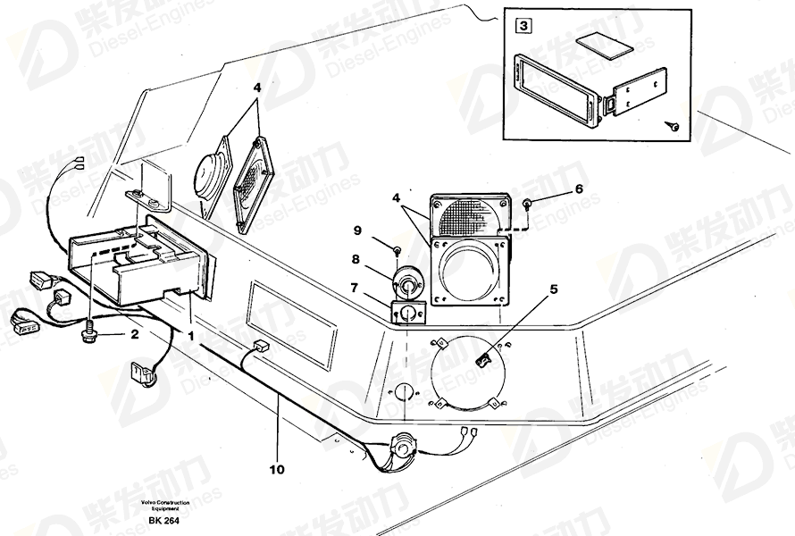 VOLVO Six point socket screw 972318 Drawing