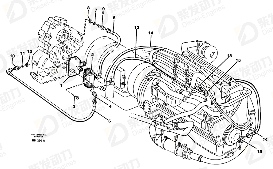 VOLVO Nipple 11062981 Drawing