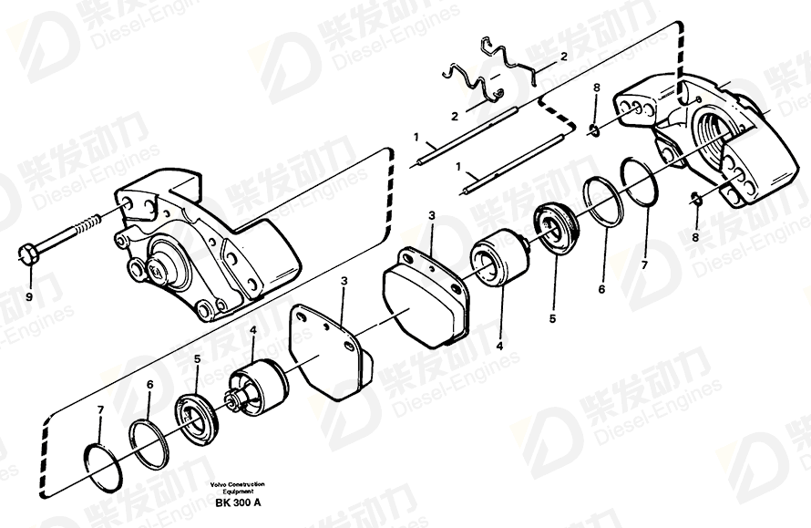 VOLVO Dust cover 6212881 Drawing VOLVO Dust cover 6212881 Drawing
