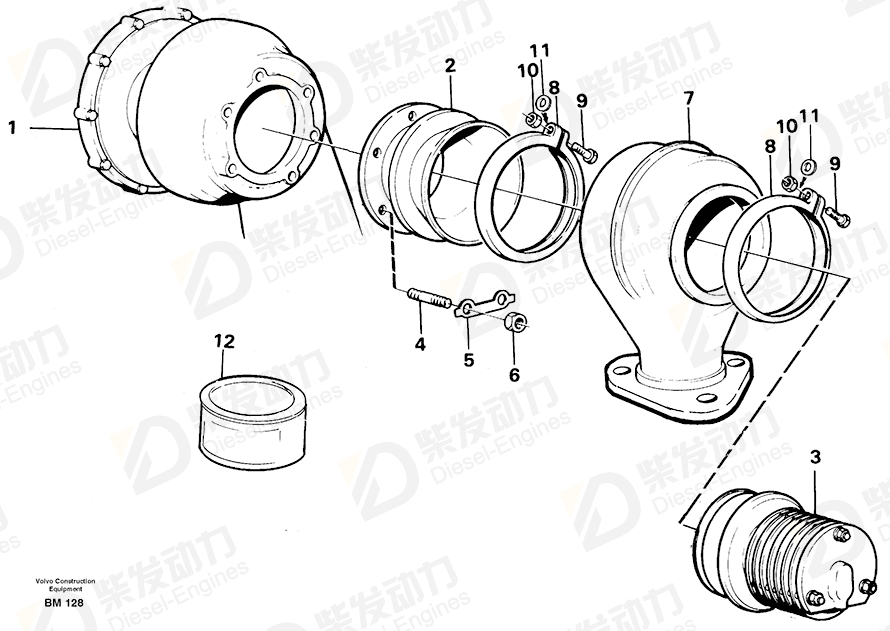 VOLVO Tab washer 947071 Drawing VOLVO Tab washer 947071 Drawing