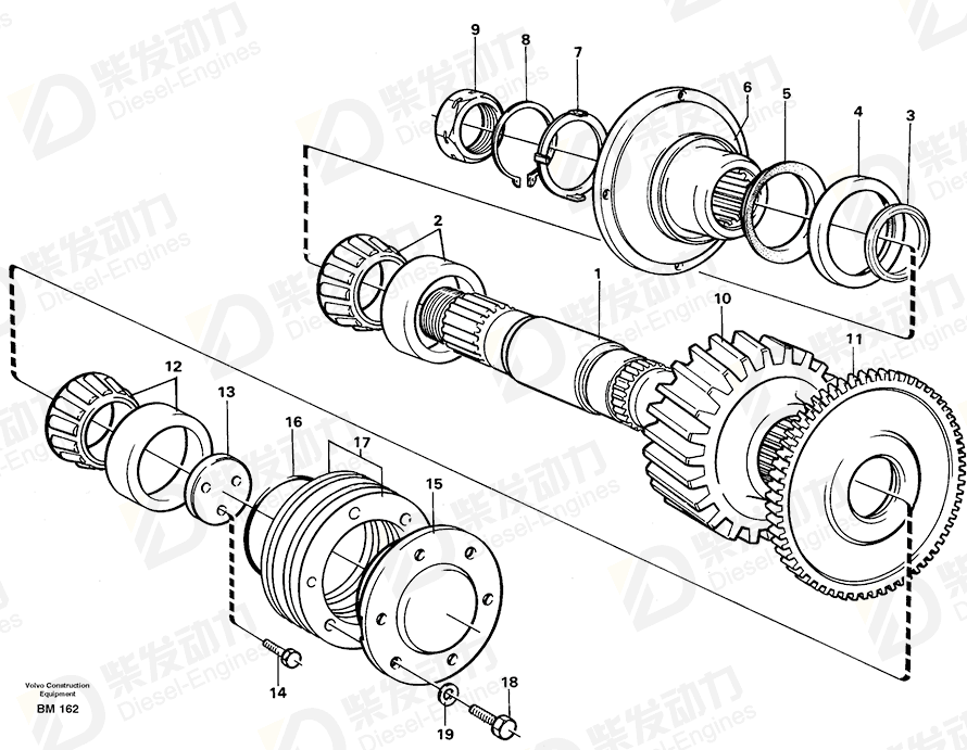 VOLVO Bearing 7183418 Drawing