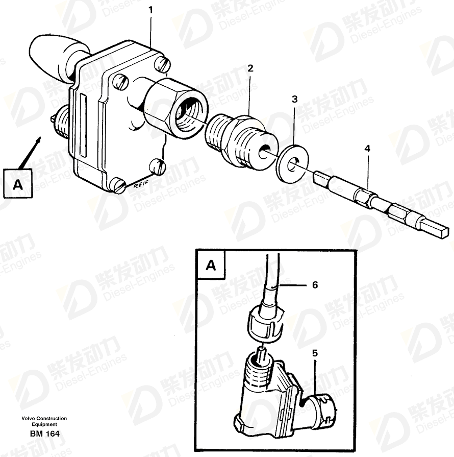 VOLVO Sensor 9521903 Drawing