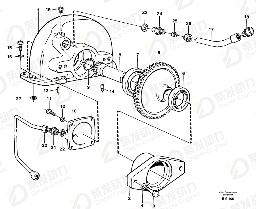VOLVO Sleeve 4719454 Drawing