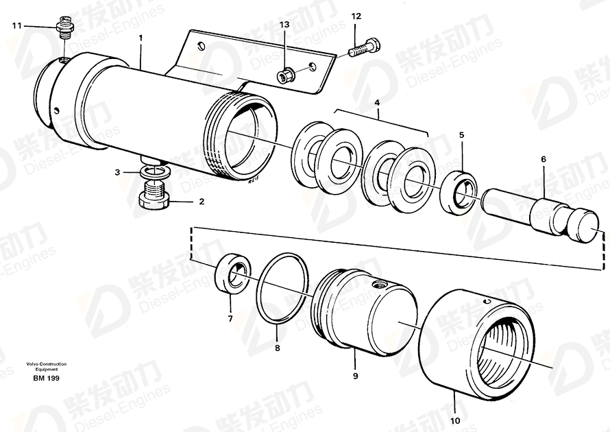 VOLVO Disc spring 11062755 Drawing