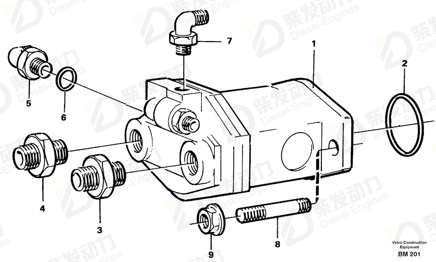 VOLVO Screw 13953103 Drawing