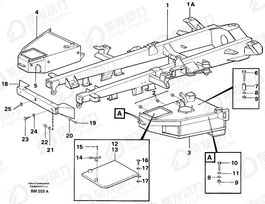 VOLVO Cover 4737772 Drawing