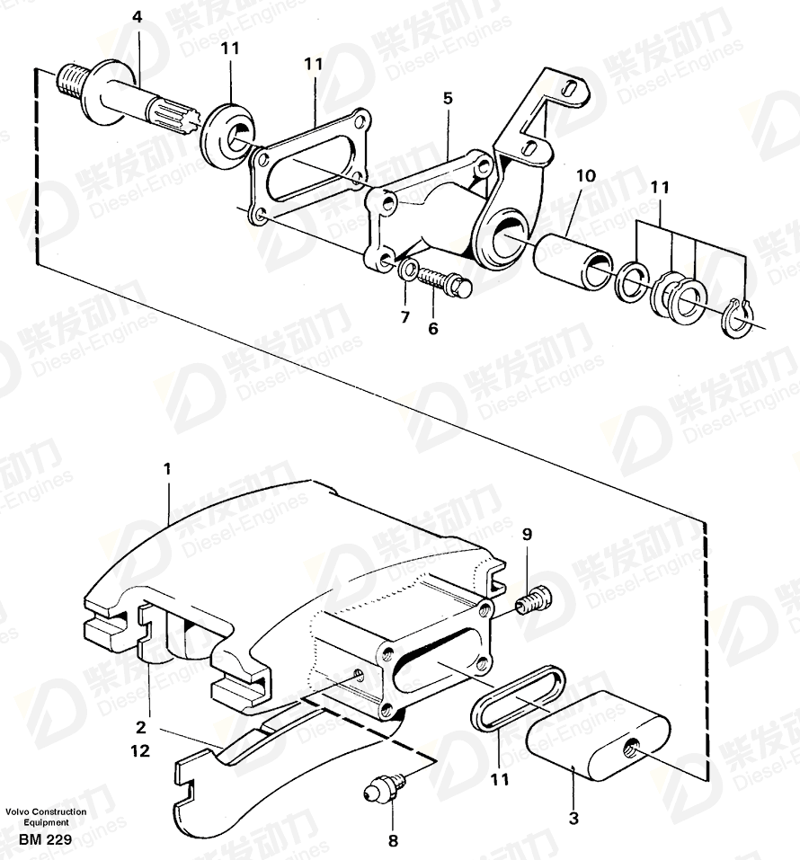 VOLVO Washer 6212691 Drawing