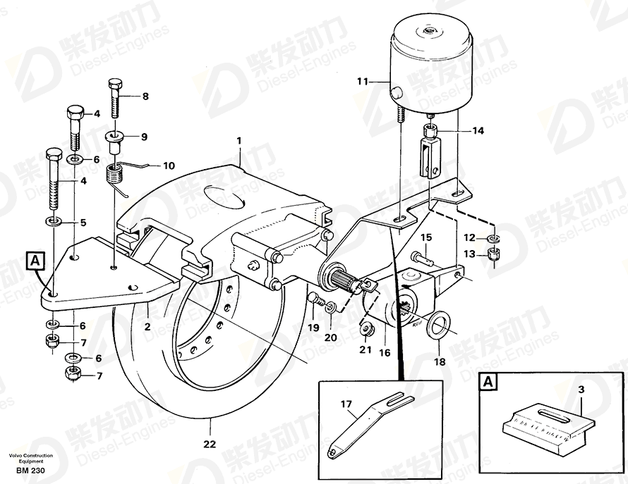 VOLVO Plate 4940072 Drawing