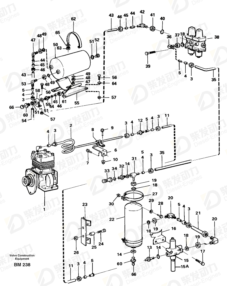 VOLVO Bracket 11061580 Drawing