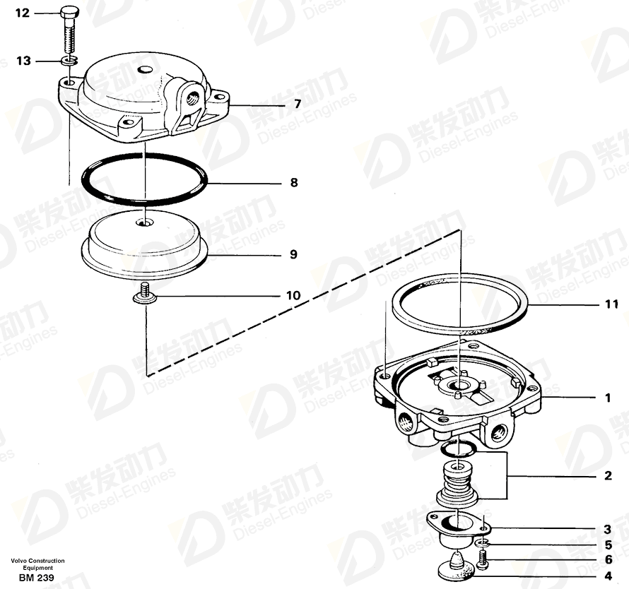 VOLVO Repair kit 272576 Drawing VOLVO Repair kit 272576 Drawing