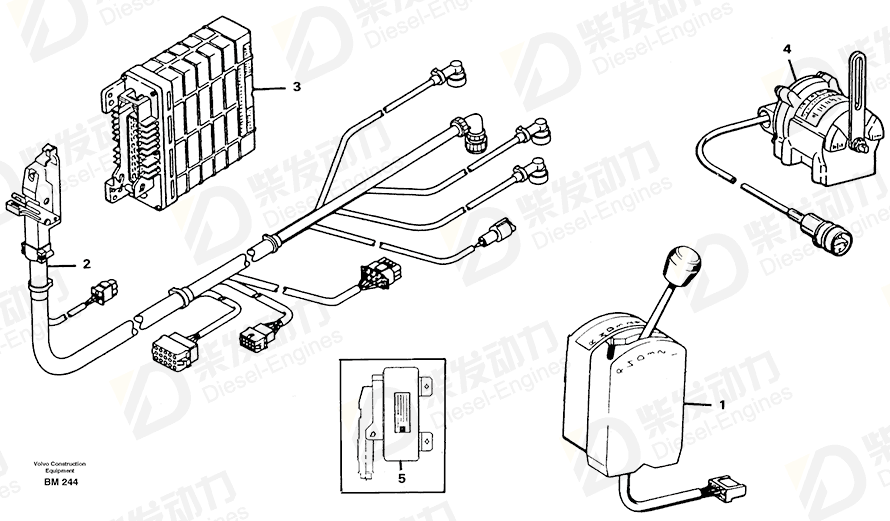 VOLVO Electronic unit 11063175 Drawing