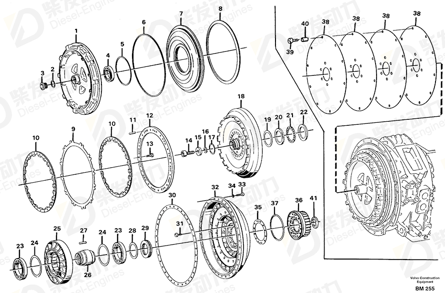 VOLVO Gasket 11993303 Drawing