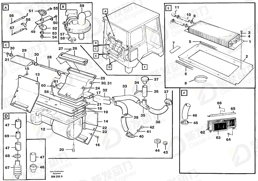 VOLVO Clamp 951187 Drawing