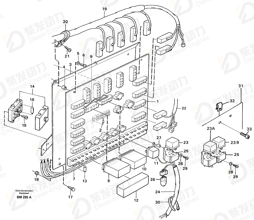 VOLVO Circuit board 11061935 Drawing VOLVO Circuit board 11061935 Drawing