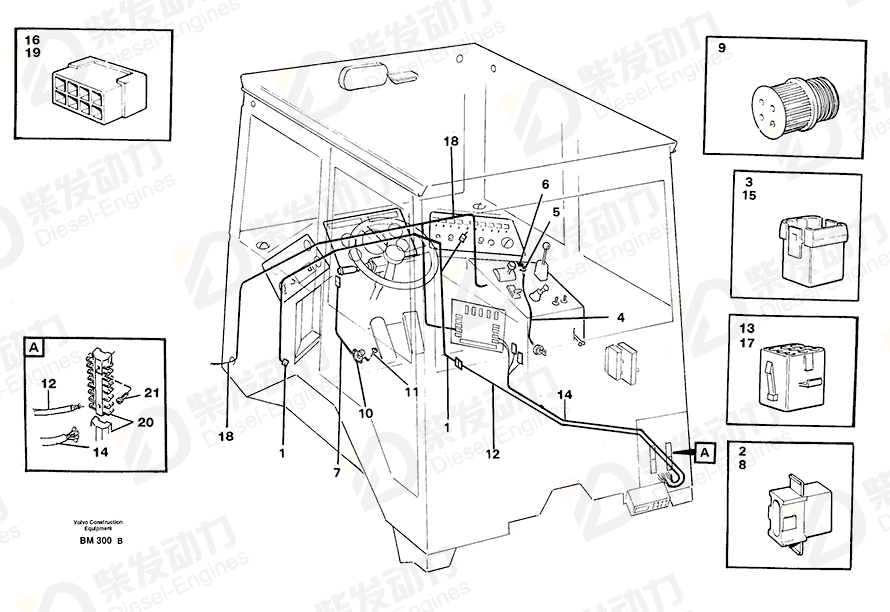 VOLVO Decal 11062689 Drawing