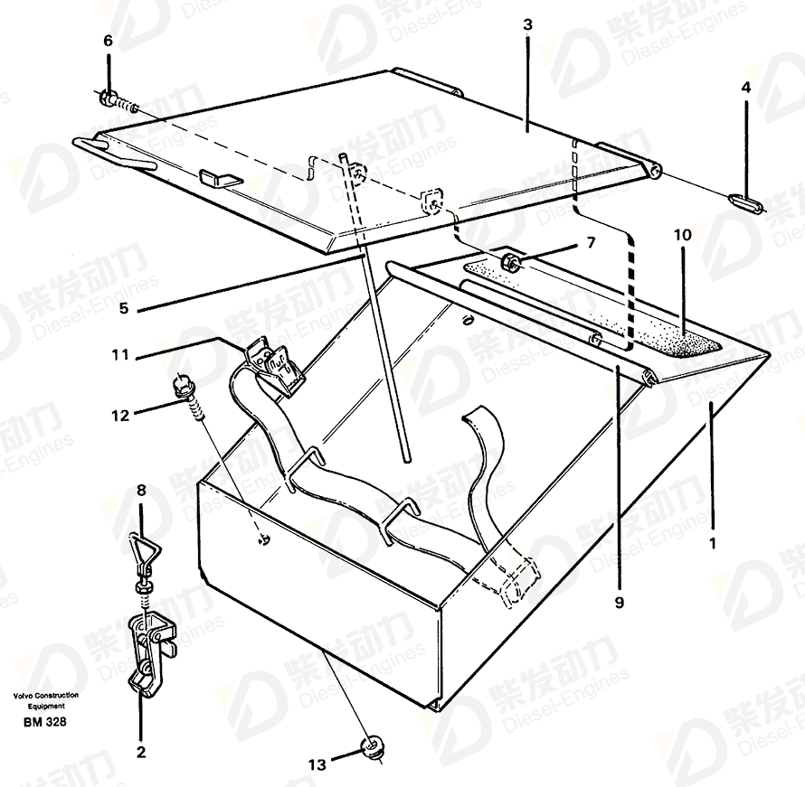 VOLVO Cover 11052582 Drawing