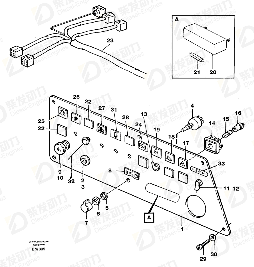 VOLVO Decal 13935053 Drawing