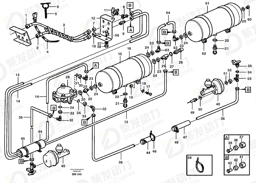 VOLVO Tank 11060941 Drawing