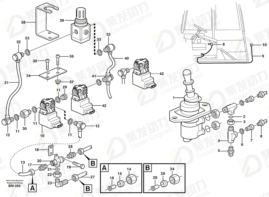 VOLVO Bracket 11117054 Drawing