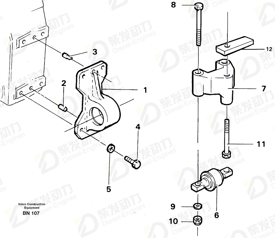 VOLVO Hexagon screw 955379 Drawing