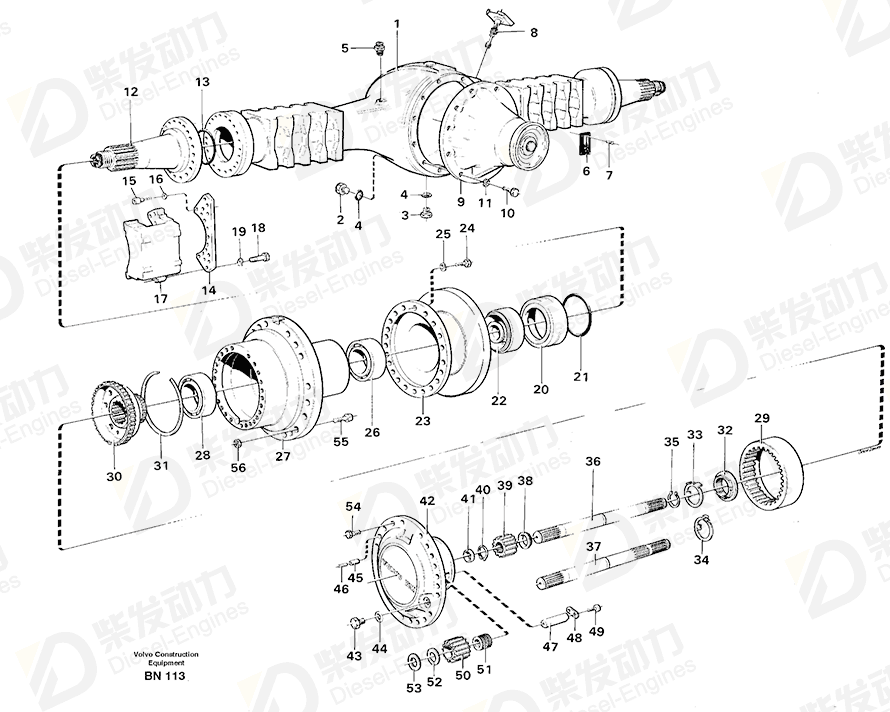 VOLVO Brake anchorage 11102500 Drawing