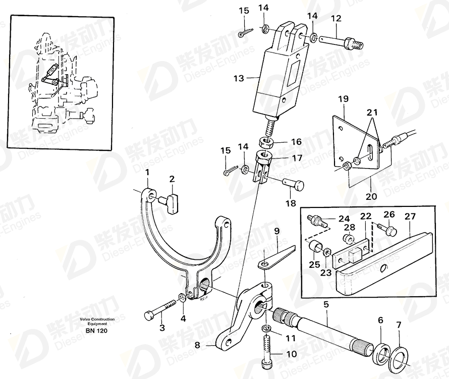 VOLVO Hexagon screw 955677 Drawing