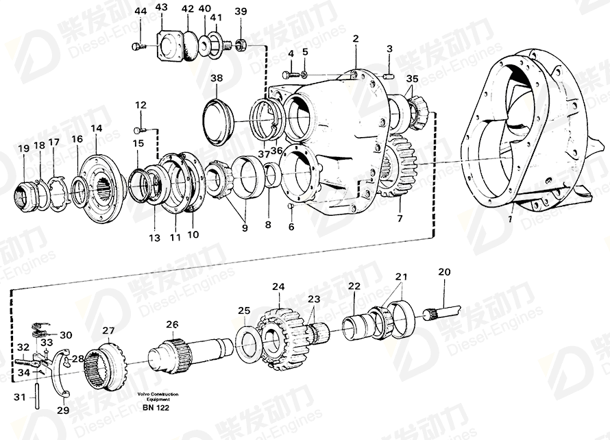 VOLVO Washer 1522795 Drawing