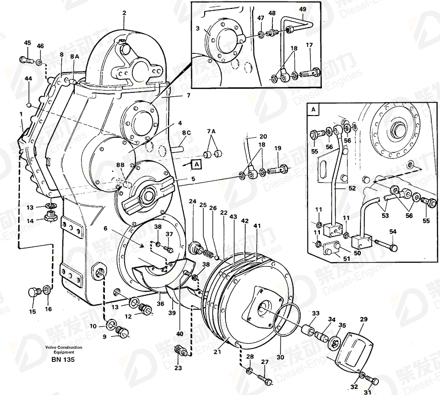 VOLVO Drop box 30889 Drawing