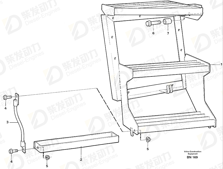 VOLVO Cable 11056202 Drawing