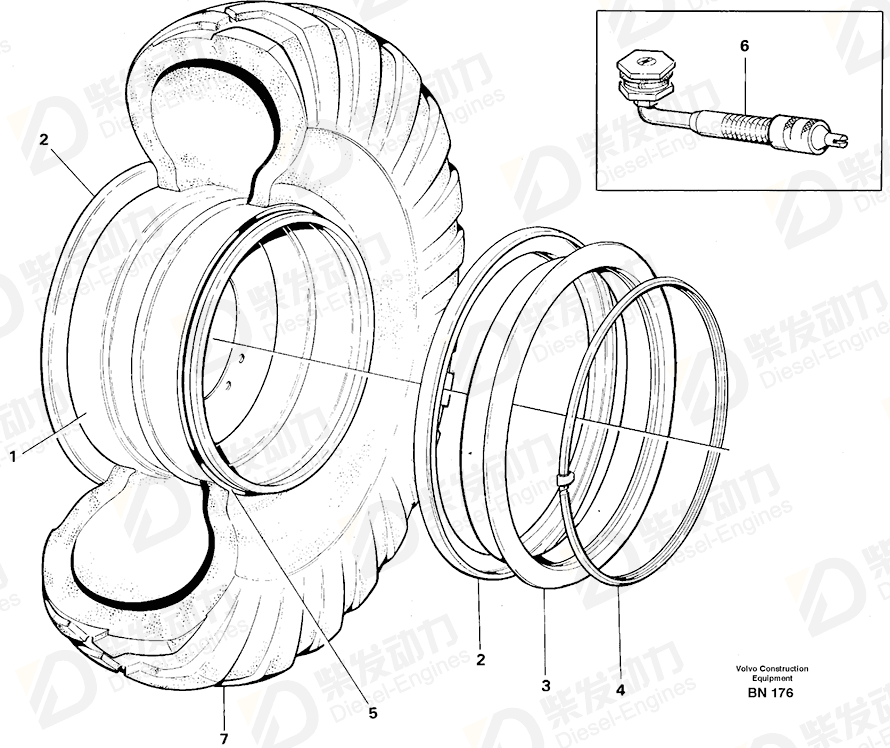 VOLVO Wheel 4781717 Drawing