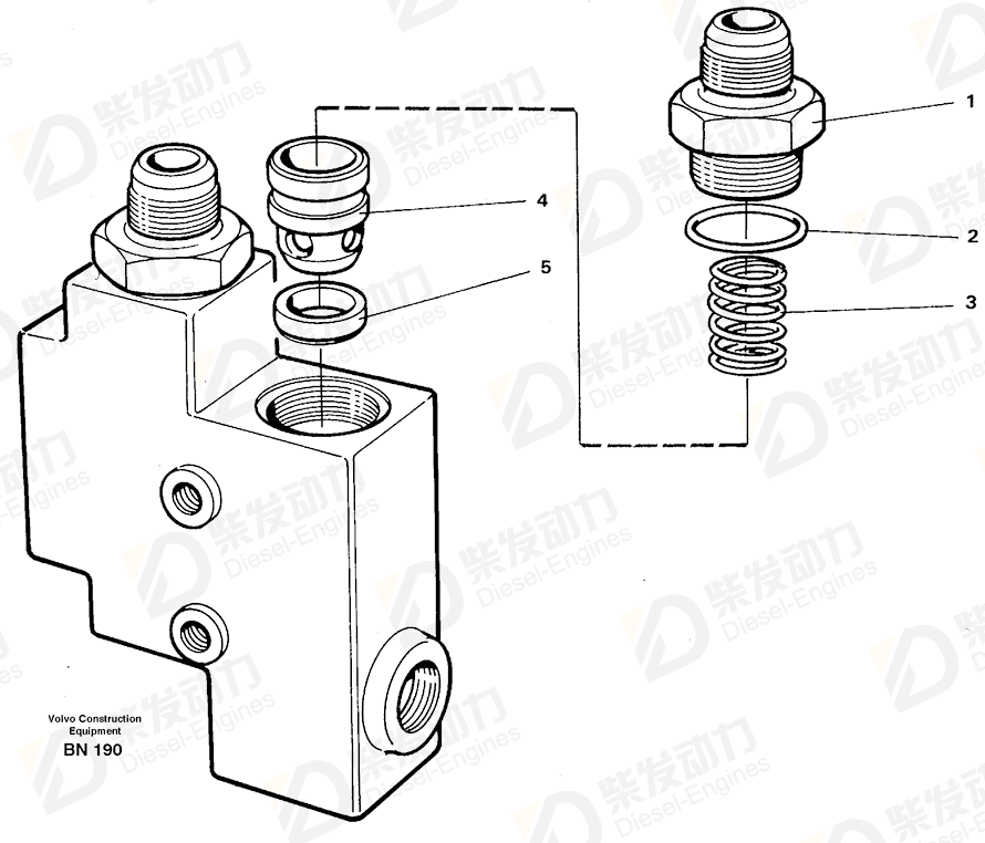 VOLVO Peg 4821796 Drawing