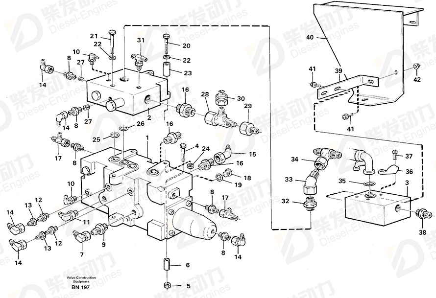 VOLVO Stay 11061570 Drawing