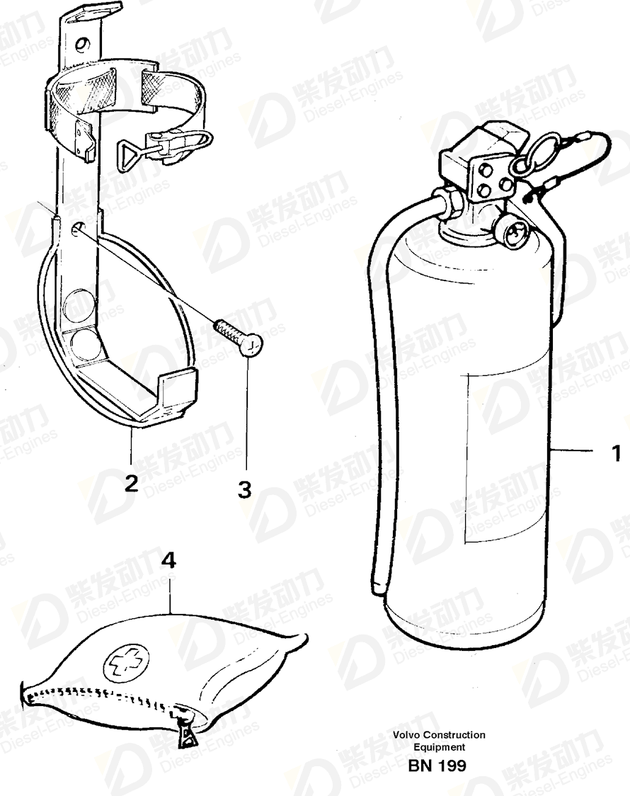 VOLVO Retainer 11058851 Drawing