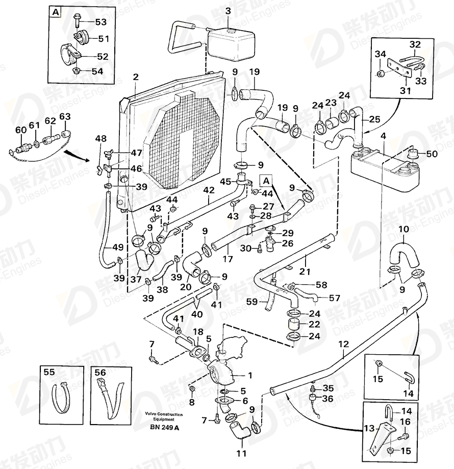 VOLVO Tube 11056333 Drawing