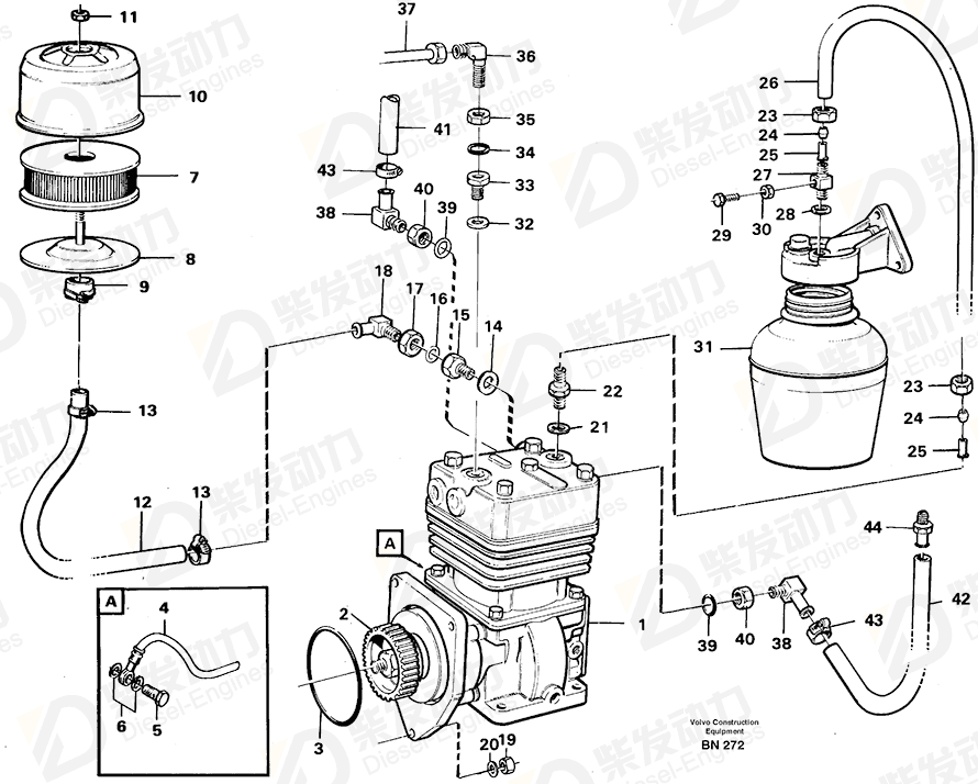 VOLVO Filter 6639203 Drawing