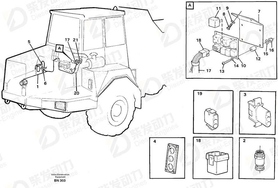 VOLVO Bracket 11005905 Drawing