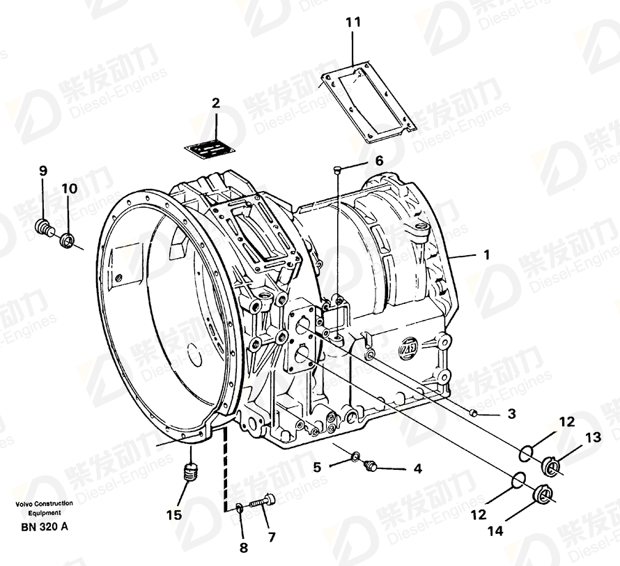 VOLVO O-ring 8551098 Drawing