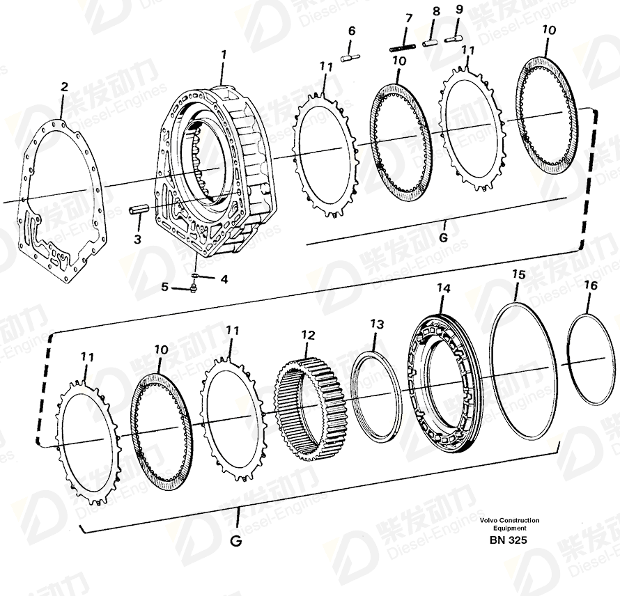 VOLVO Disc 11701312 Drawing