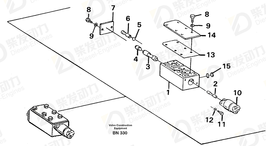 VOLVO Ball 1663838 Drawing