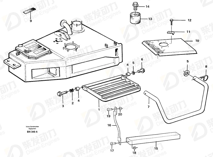 VOLVO Buffer 11052131 Drawing