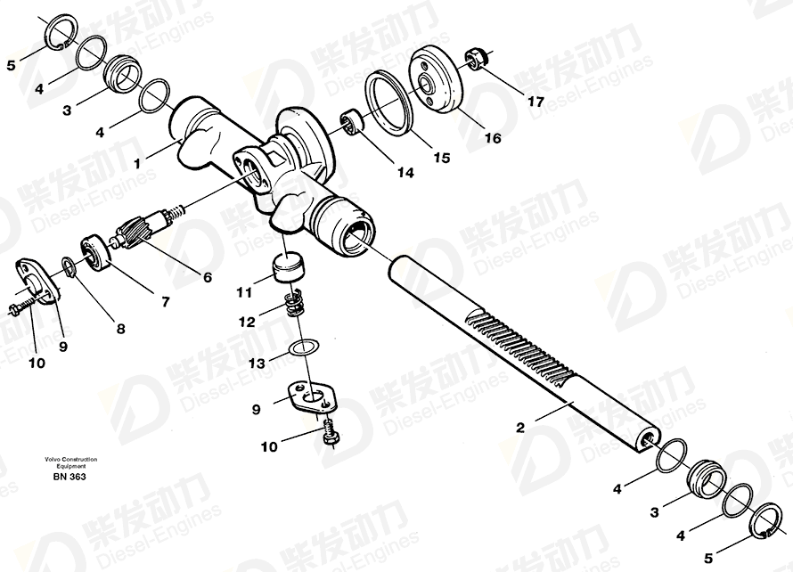 VOLVO Companion flange 11062772 Drawing VOLVO Companion flange 11062772 Drawing