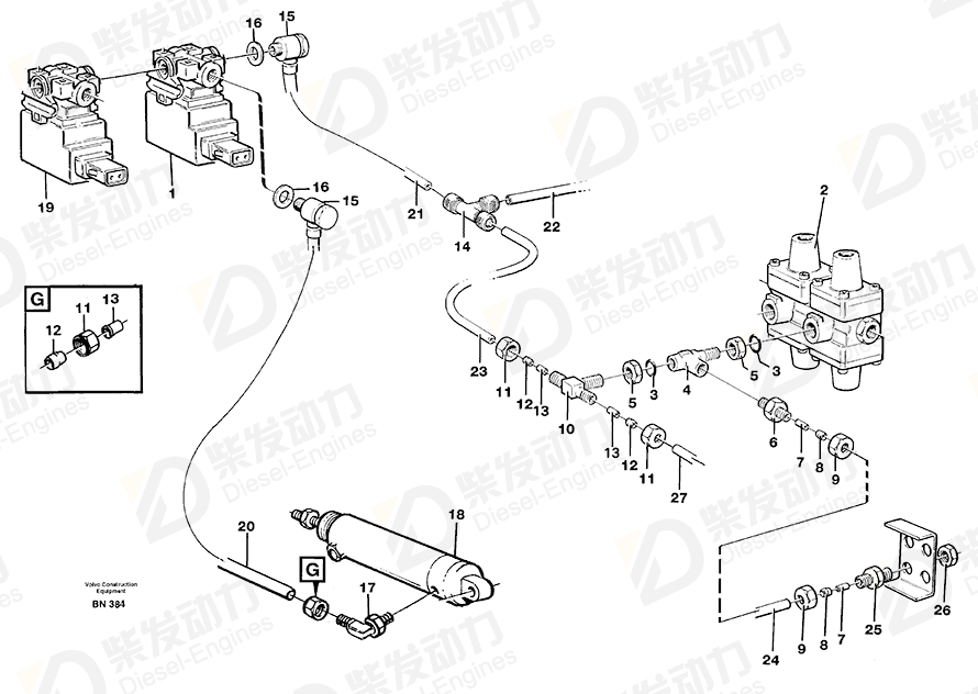 VOLVO T-nipple 948468 Drawing