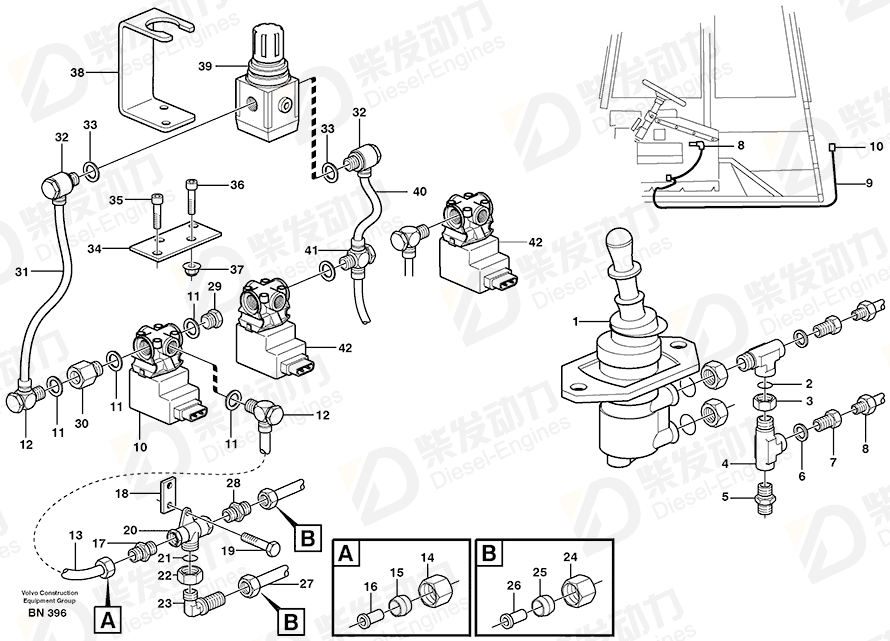 VOLVO Attachment 11115886 Drawing