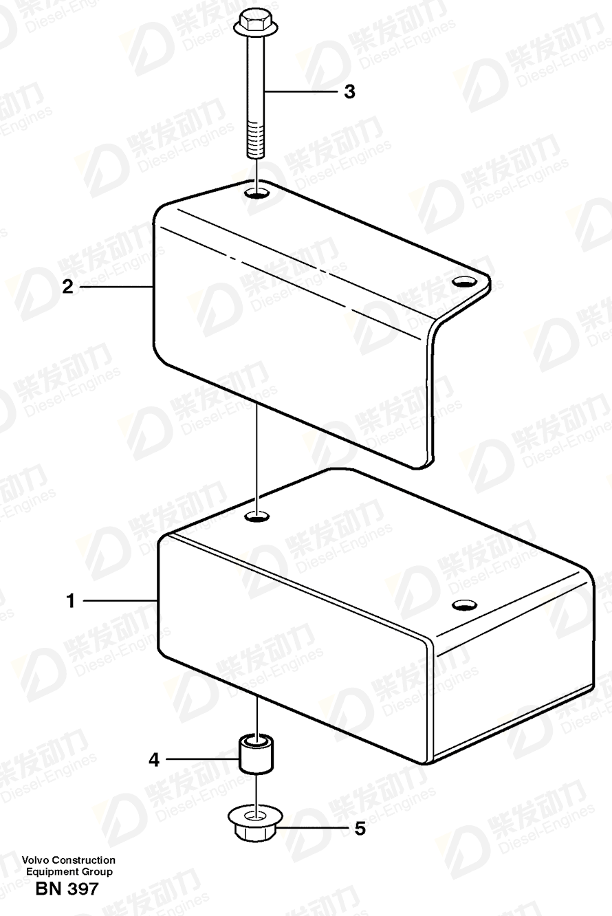 VOLVO Plate 11112414 Drawing