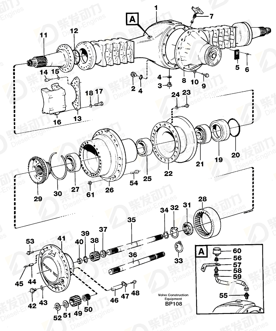 VOLVO Sealing 11102687 Drawing