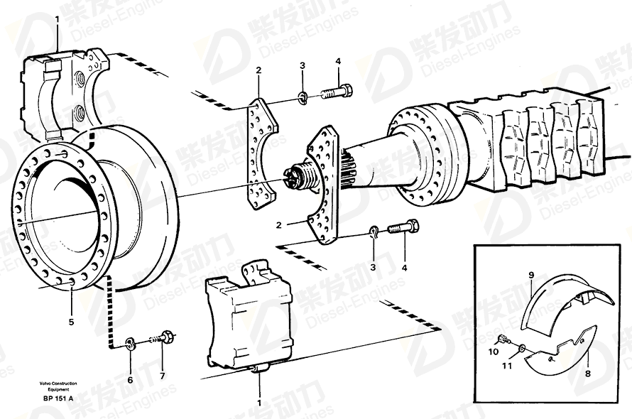 VOLVO Protection 11052284 Drawing VOLVO Protection 11052284 Drawing