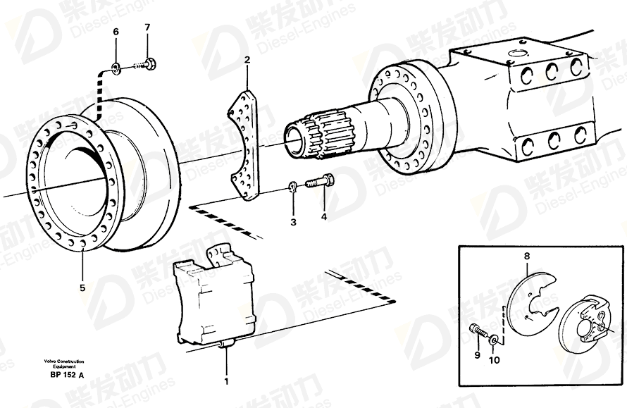 VOLVO Protecting plate 11060909 Drawing VOLVO Protecting plate 11060909 Drawing